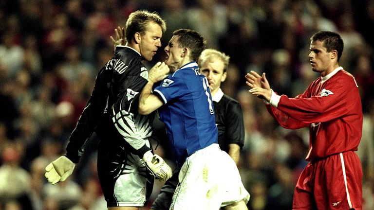 Sander Westerveld and Francis Jeffers were involved in a furious bust-up
