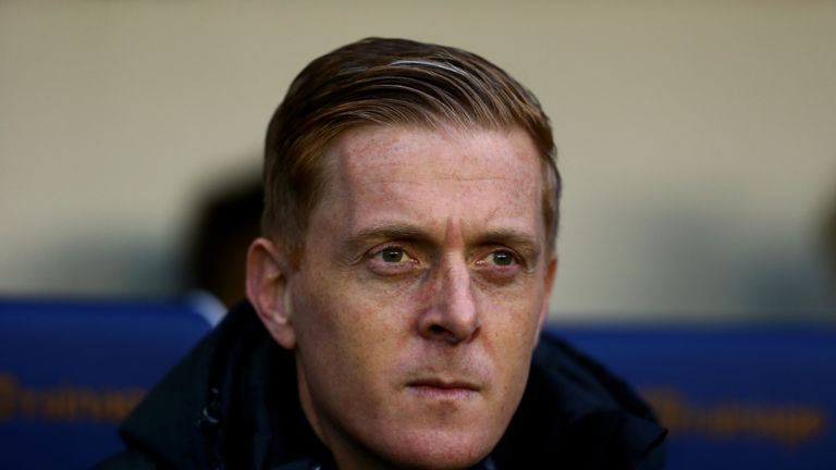 Garry Monk, manager of Middlesbrough looks on prior to the Sky Bet Championship match between Millwall and Middlesbrough 