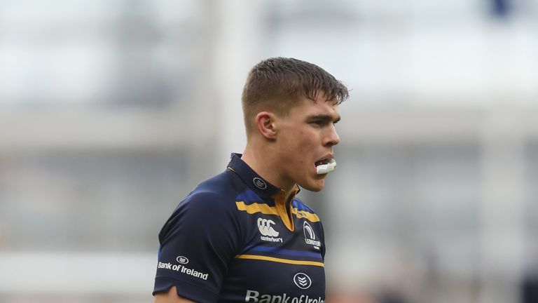 Garry Ringrose of Leinster made 14 carries after returning from injury