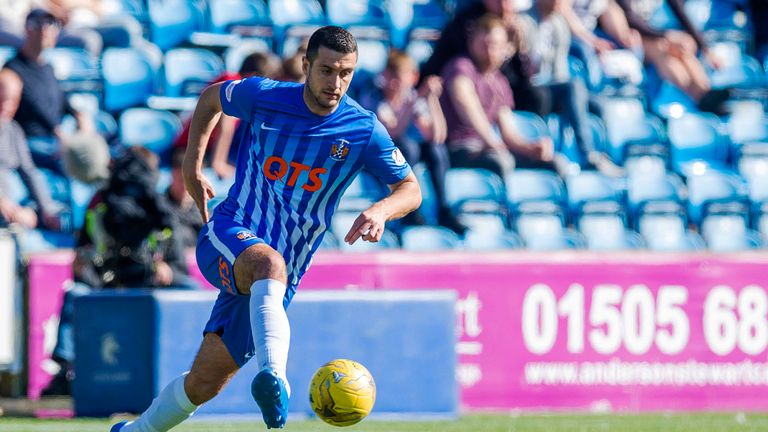 Midfielder Gary Dicker has made two appearances this season since his return from injury.