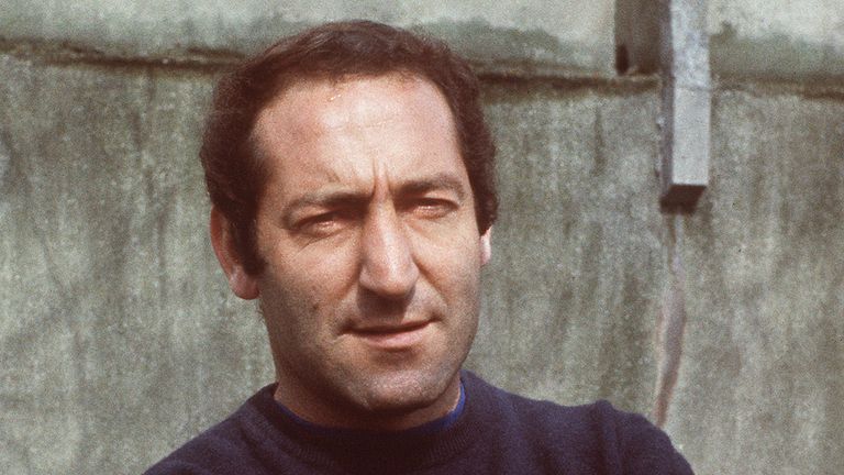Real Madrid's forward Francisco Gento taken in April 1969 in Paris. Gento played 761 matches for Real Madrid between1953 and 1971