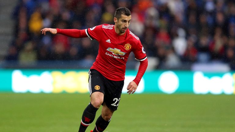 Manchester United's Henrikh Mkhitaryan