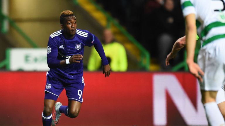 Anderlecht's Nigerian striker Henry Onyekuru