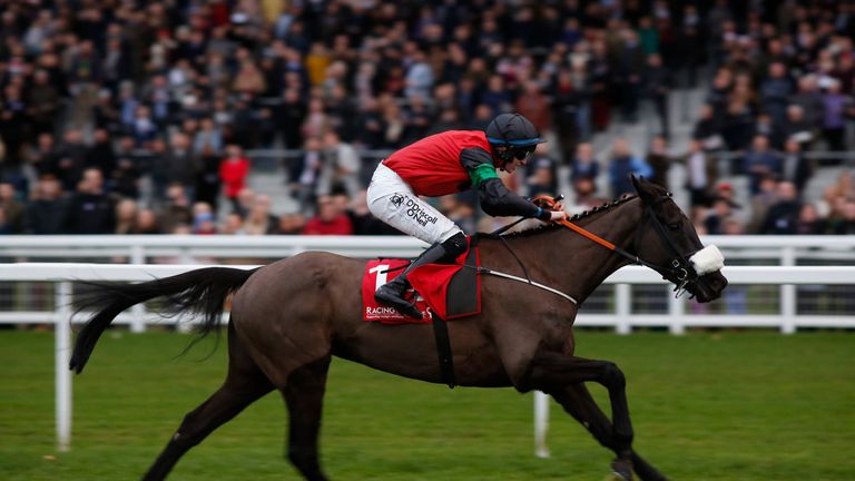 Hunters call ridden by Jack Kennedy win The Racing Welfare Handicap Hurdle Race run during day two of the Christmas Racing Weekend at Ascot Racecourse. PRE