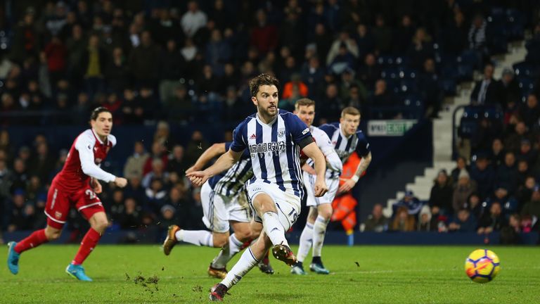 Jay Rodriguez struck a late equaliser for West Brom
