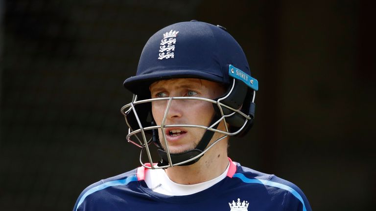MELBOURNE, AUSTRALIA - DECEMBER 23:  Joe Root of England looks on during an England nets session at the Melbourne Cricket Ground on December 23, 2017 in Me