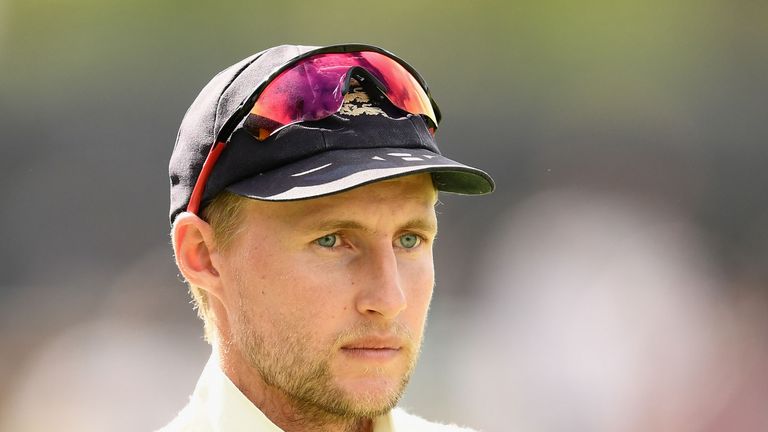 Joe Root of England looks on after losing during day five of the Third Test match during the 2017/18 Ashes