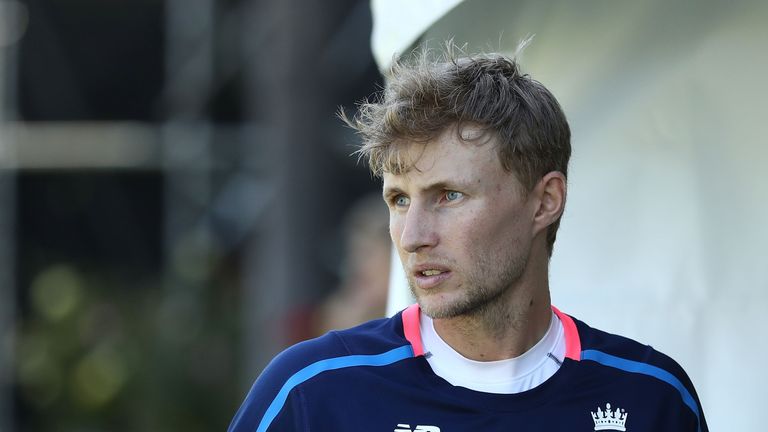 Joe Root of England looks on during an England nets session ahead of the Third Test of the 2017/18 Ashes Series at the WACA