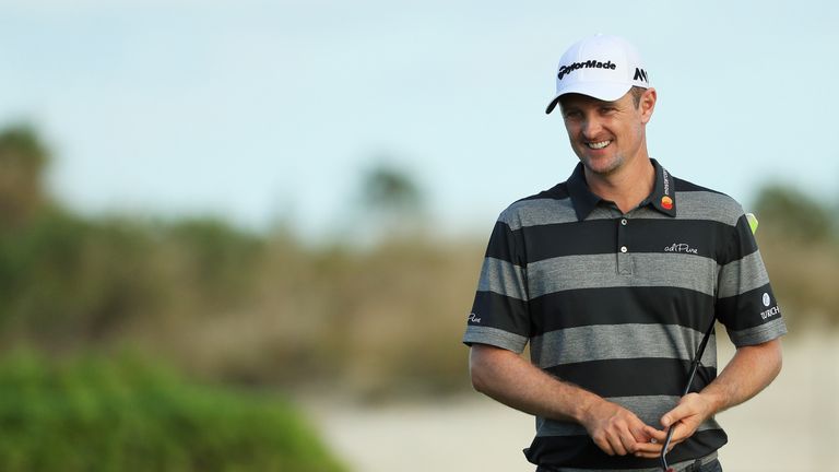 NASSAU, BAHAMAS - DECEMBER 01:  Justin Rose of England walks on the 18th hole during the second round of the Hero World Challenge at Albany, Bahamas on Dec