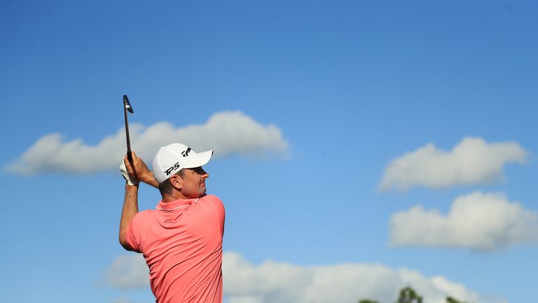 NASSAU, BAHAMAS - DECEMBER 02:  Justin Rose of England plays his shot from the 12th tee during the third round of the Hero World Challenge at Albany, Baham