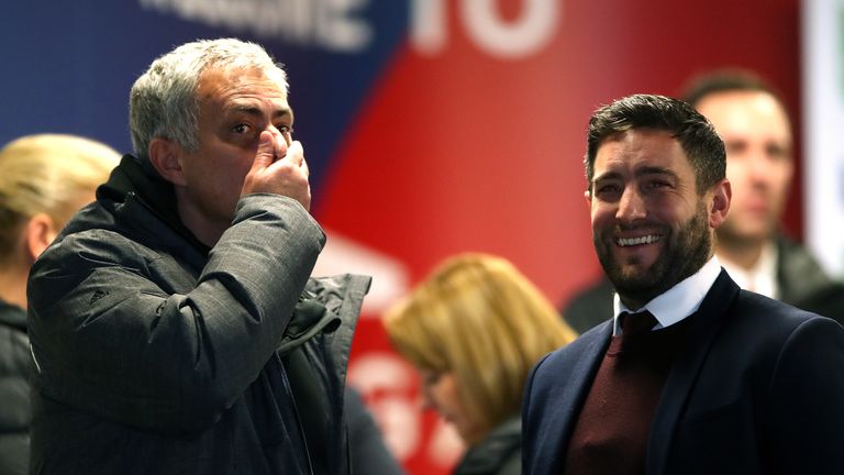 Lee Johnson (right) oversaw a quarter-final win over Jose Mourinho's Manchester United on Wednesday
