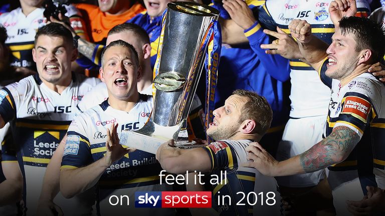 Feel it all on Sky Sports in 2018
