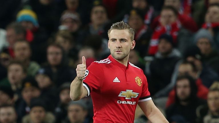 Luke Shaw played his third game of the season on Tuesday