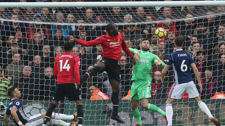 during the Premier League match between West Bromwich Albion and Manchester United at The Hawthorns on December 17, 2017 in West Bromwich, England.