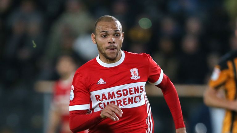 Martin Braithwaite in action for Middlesbrough