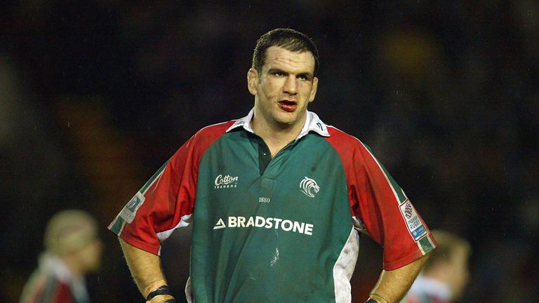 LEICESTER, ENGLAND - JANUARY 17:  Martin Johnson of Leicester during the Heineken Cup match between Leicester Tigers and Ulster at Welford Road on January 