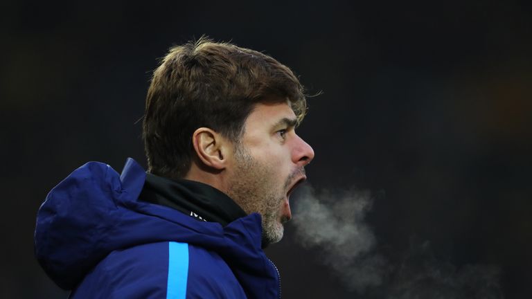 WATFORD, ENGLAND - DECEMBER 02:  Mauricio Pochettino, Manager of Tottenham Hotspur during the Premier League match between Watford and Tottenham Hotspur at