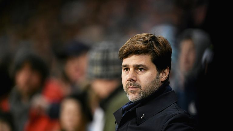 Mauricio Pochettino prior to the Premier League match between Manchester City and Tottenham Hotspur