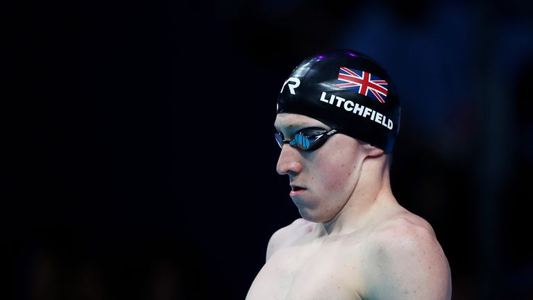 Max Litchfield's hunt for a major medal is on hold