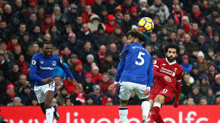 The forward scored against Everton in last season's Premier League meeting at Anfield