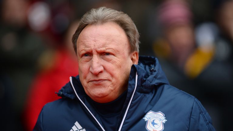 NOTTINGHAM, ENGLAND - NOVEMBER 26: Neil Warnock manager of Cardiff City looks on during the Sky Bet Championship match between Nottingham Forest and Cardif