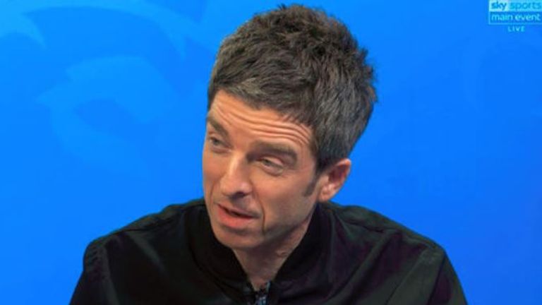 Noel Gallagher was a guest on Super Sunday