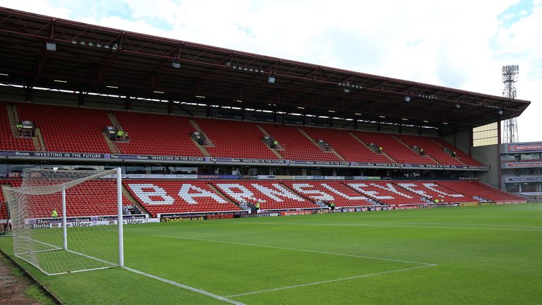 BARNSLEY, ENGLAND - JULY 22:  A general view of Oakwell stadium during the pre season friendly at Oakwell Stadium between Barnsley and Huddersfield Town on
