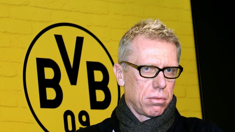 Borussia Dortmund head coach Peter Stoger 