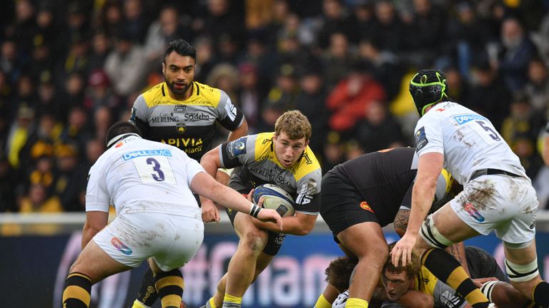 Pierre Bourgarit scored one of six tries for La Rochelle