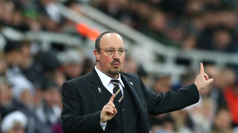Rafa Benitez, manager of Newcastle United