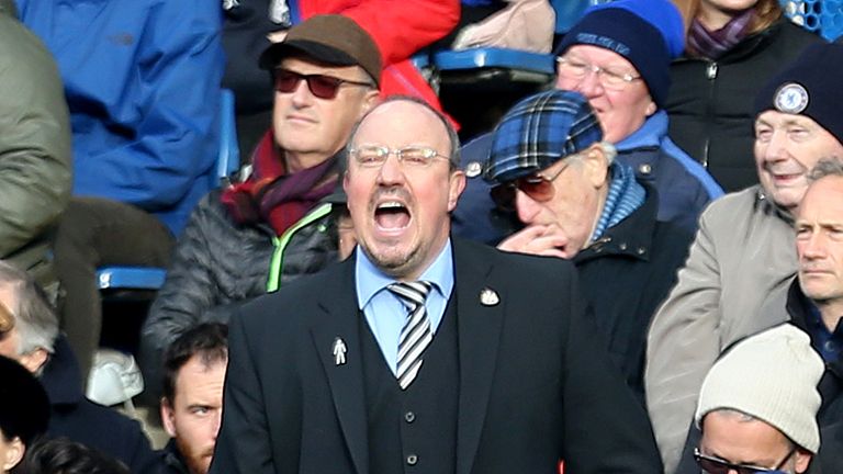 Newcastle United manager Rafael Benitez 