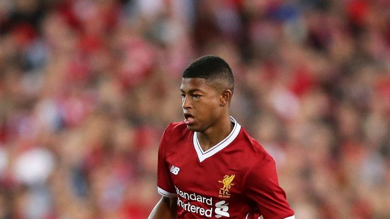 Rhian Brewster was furious at the end of Liverpool's under-19's win over Spartak Moscow on Wednesday