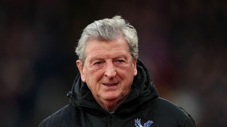 Roy Hodgson looks on before Crystal Palace's draw with AFC Bournemouth 