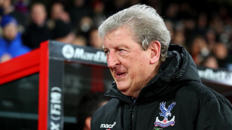 LONDON, ENGLAND - DECEMBER 12: Roy Hodgson, Manager of Crystal Palace looks on during the Premier League match between Crystal Palace and Watford at Selhur