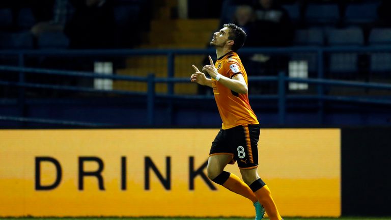 Wolverhampton Wanderers' Ruben Neves during the Sky Bet Championship match at Hillsborough, Sheffield.