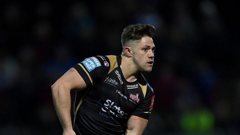 Ryan Hampshire of Leigh during the Betfred Super League match between Wakefield Trinity and Leigh Centurions