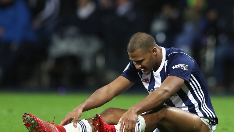 WEST BROMWICH, ENGLAND - DECEMBER 26:  Jose Salomon Rondon of West Bromwich Albion reacts after a missed chance during the Premier League match between Wes