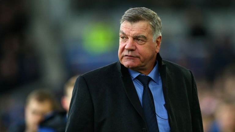 DECEMBER 02:  Sam Allardyce, Manager of Everton during the Premier League match between Everton and Huddersfield Town at Goodison Park.
