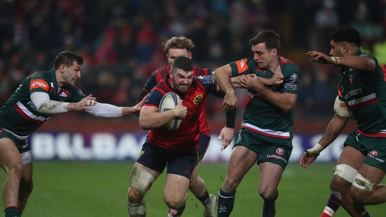Munster centre Sam Arnold was named man of the match on his Champions Cup debut for the province