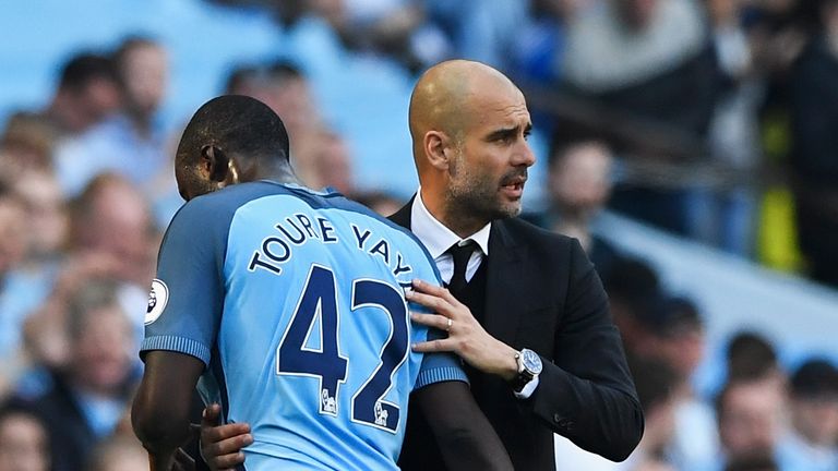 Yaya Toure won the Champions League under Pep Guardiola at Barcelona in 2009