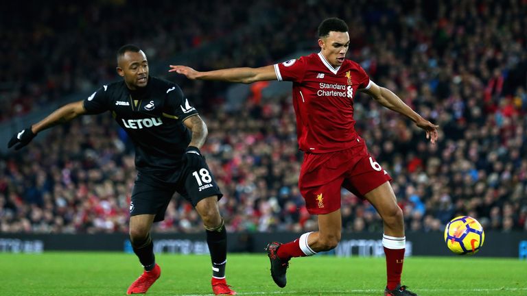 Jurgen Klopp is convinced Trent Alexander-Arnold is make huge strides at Liverpool