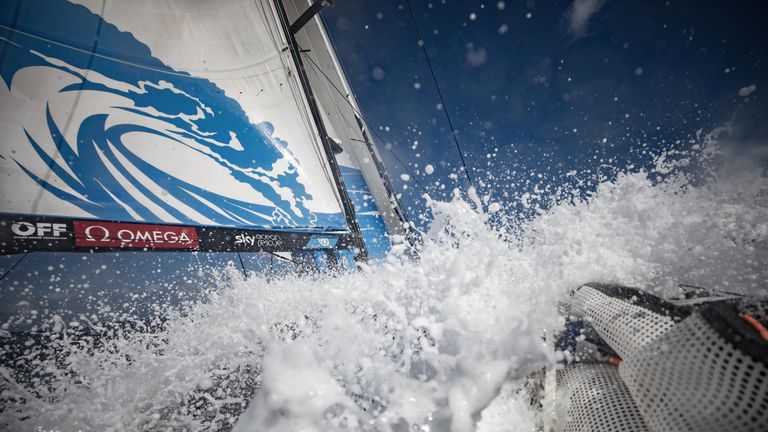 Leg 3, Cape Town to Melbourne, day 06, on board Turn the Tide on Plastic. Photo by Jeremie Lecaudey/Volvo Ocean Race. 15 December, 2017.