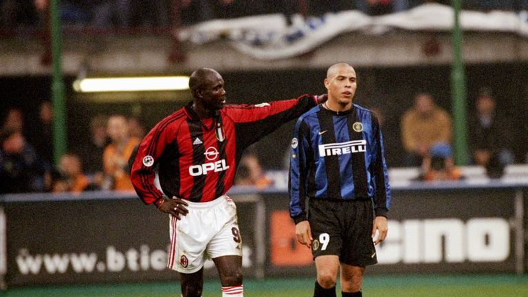 Weah won two Serie A titles with AC Milan