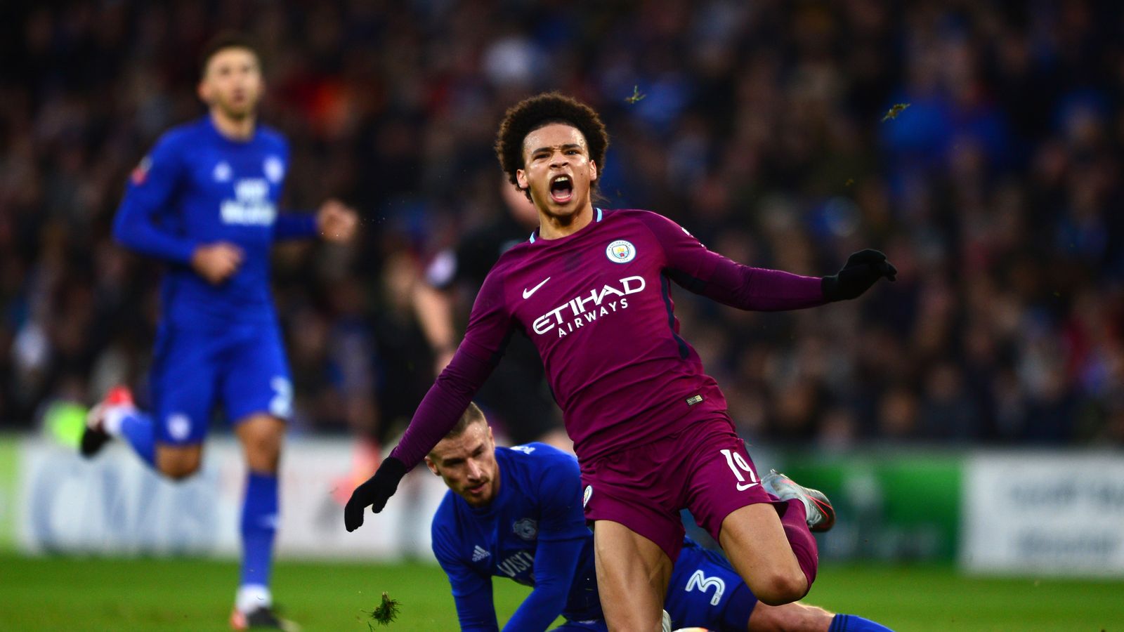 Man City's Leroy Sane could be out for a month, says Pep Guardiola ...