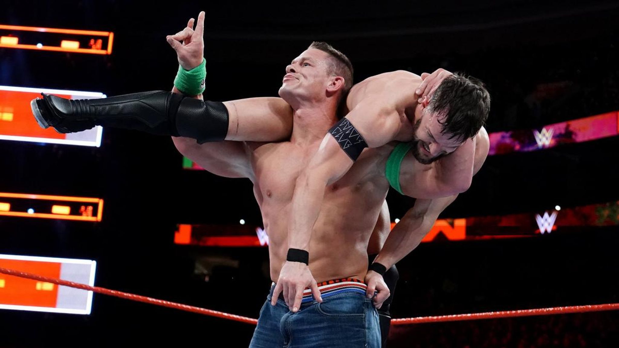 WWE Monday Night Raw: John Cena beats Finn Balor in Elimination Chamber qualifier | Snooker News | Sky Sports
