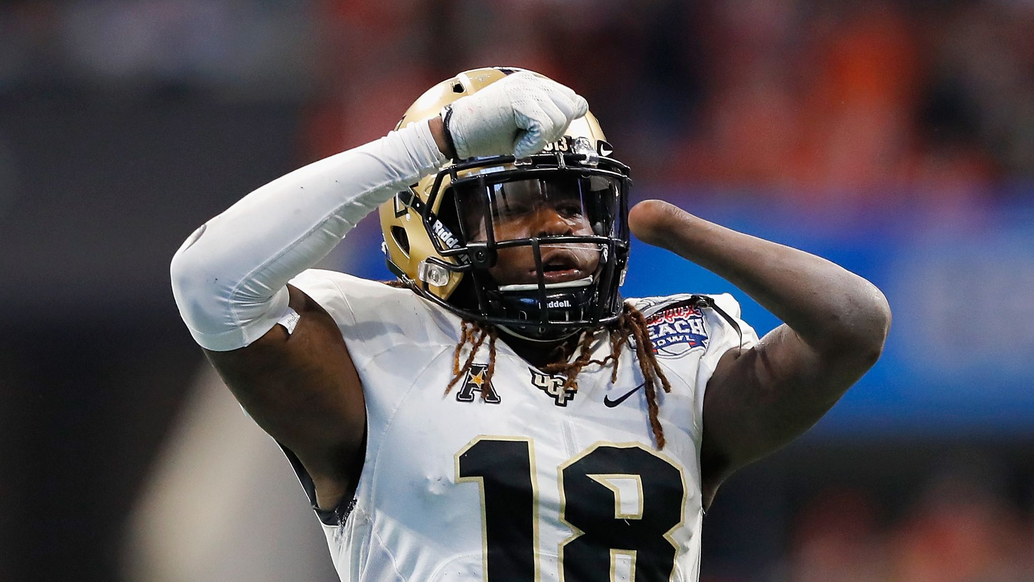 UCF's Shaquem Griffin only has one hand. He was just named AAC defender of  the year. 