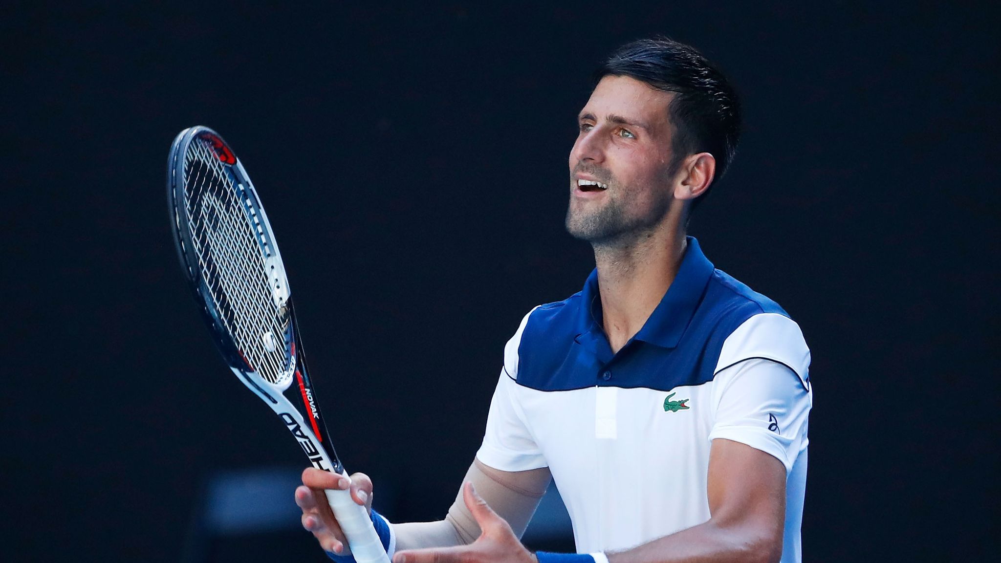Novak Djokovic survives brutal heat test at Australian Open Tennis News Sky Sports