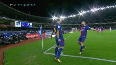 Suarez scores with clever finish