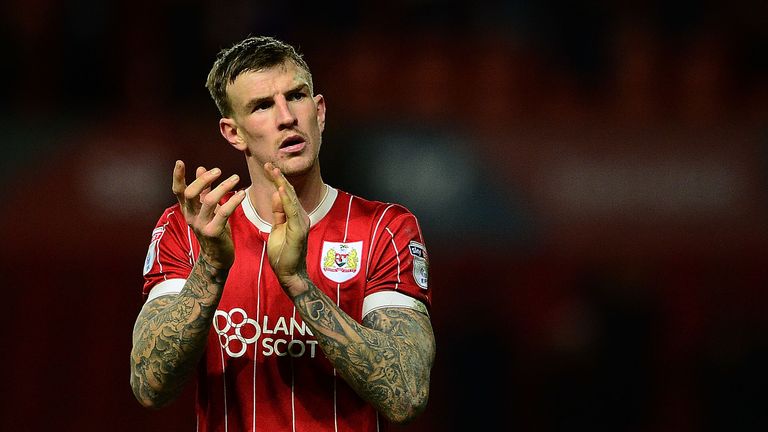 Aden Flint of Bristol City during the Sky Bet Championship match between Bristol City and Nottingham Forest at Ashton Gate 