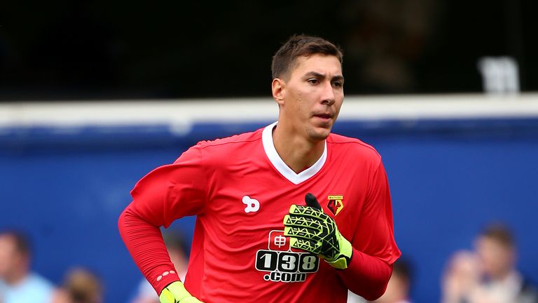 Costel Pantilimon in action for Watford